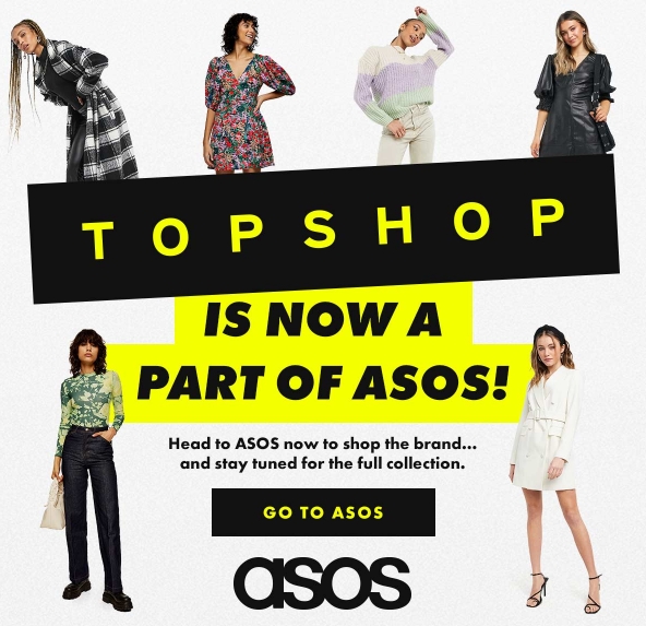 Az Asos felvásárolta a becsődölt Topshopot